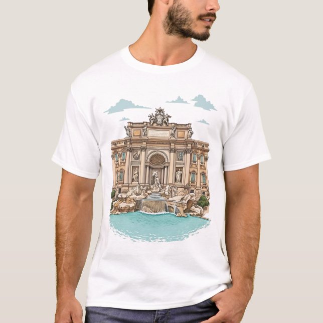 TREVI FOUNTAIN T-Shirt (Front)