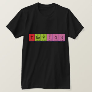 Trevion periodic table name shirt