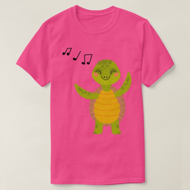 Trevor Turtle Dancing T-Shirt (Design Front)