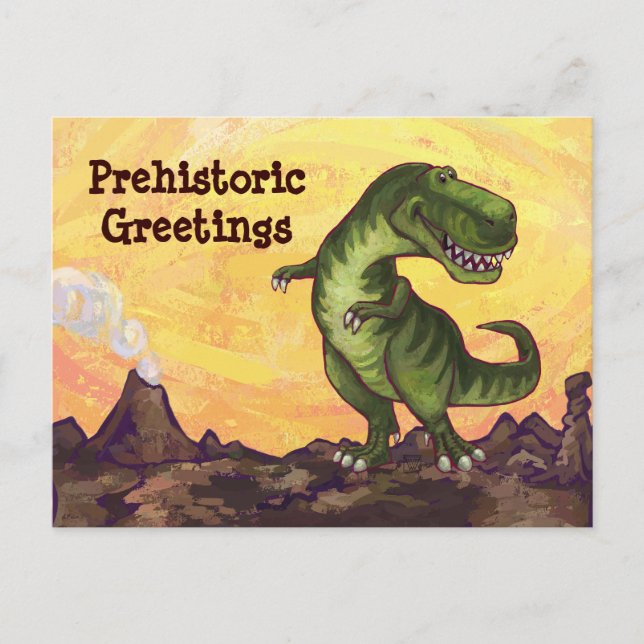 TRex Art Post Card (Front)