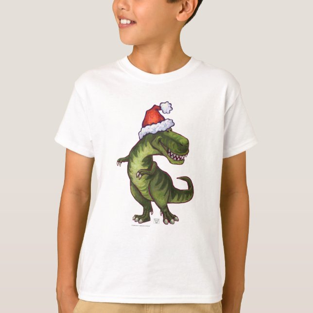 TRex Christmas T-Shirt (Front)