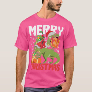 Trex Dinosaur Merry Christmas 1 T-Shirt