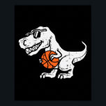 Trex Dinosaur Sketll Cute Sport Toddler Player Kid Poster<br><div class="desc">Trex Dinosaur Sketll Cute Sport Toddler Player Kids Boys</div>