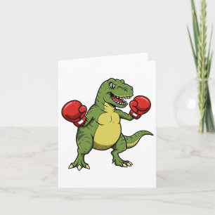 Trex Fighter Sticker  Card