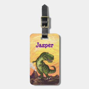 TRex Heads and Tails Luggage Tag