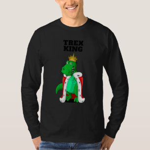 Trex King Boys Rex Dinosaur Mens Tyrannosaurus 1 T-Shirt