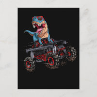 Trex Monster Truck Dirt Race Dinosaur