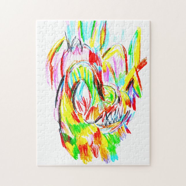 Trex summer  jigsaw puzzle (Vertical)