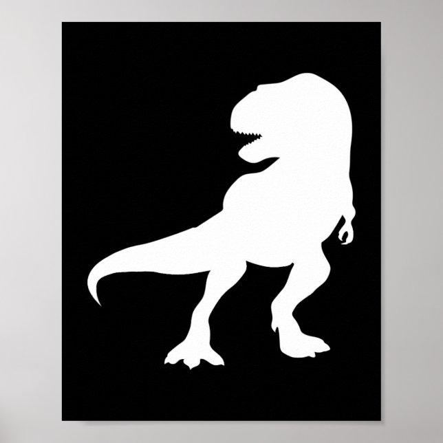 TRex Trex Tyrannosaurus Jurassic Dino Funny Cool G Poster (Front)
