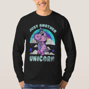 Trex Unicorn Inspired Ice Cream Cone Horn Related  T-Shirt