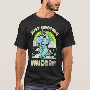 Trex Unicorn Inspired Ice Cream Cone Horn Related T-Shirt