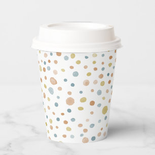 Trey Confetti Watercolor Dots Paper Cup