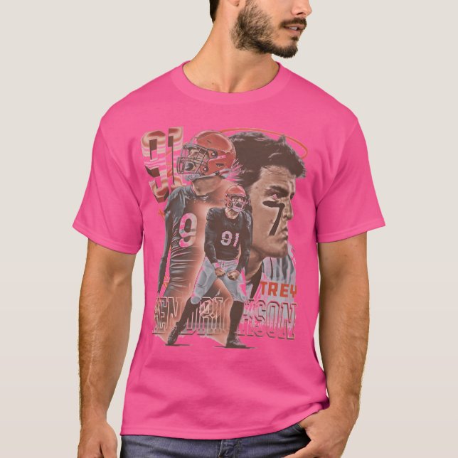 Trey Hendrickson  Cincinnati Classic Edition T-Shirt (Front)