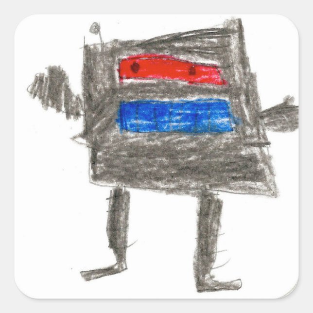 Treytin: Square Sticker (Front)