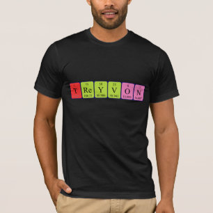 Treyvon periodic table name shirt