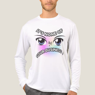 Tri-Blend Shirt : None of Yours (white)