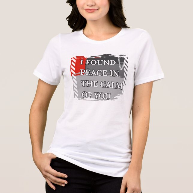 Tri blend T shirt for women (Front)