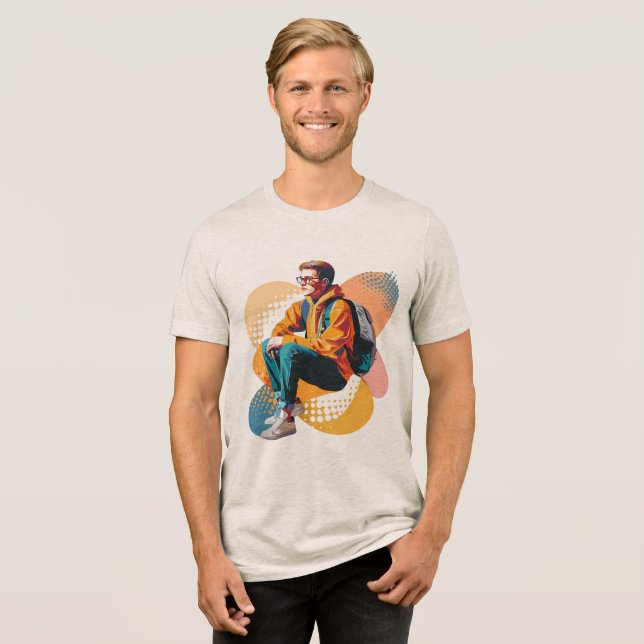  Tri-blend T-Shirt Shirt (Front Full)