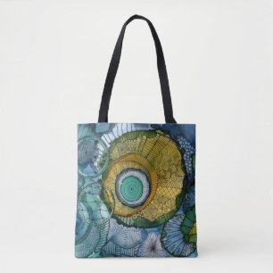Tri Circle Tote Bag