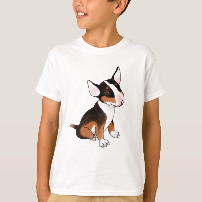 Tri-color bull-terrier t-shirt (Front)
