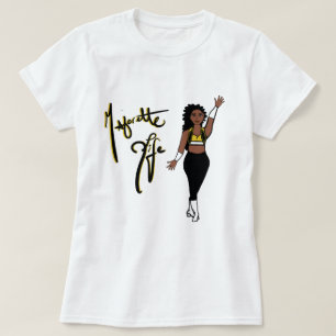 Tri Color Yellow Twirl Girl T-Shirt