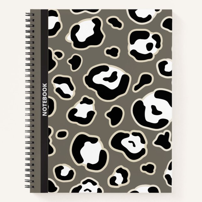 TRI-COLORED LEOPARD PRINT NOTEBOOK (Front)