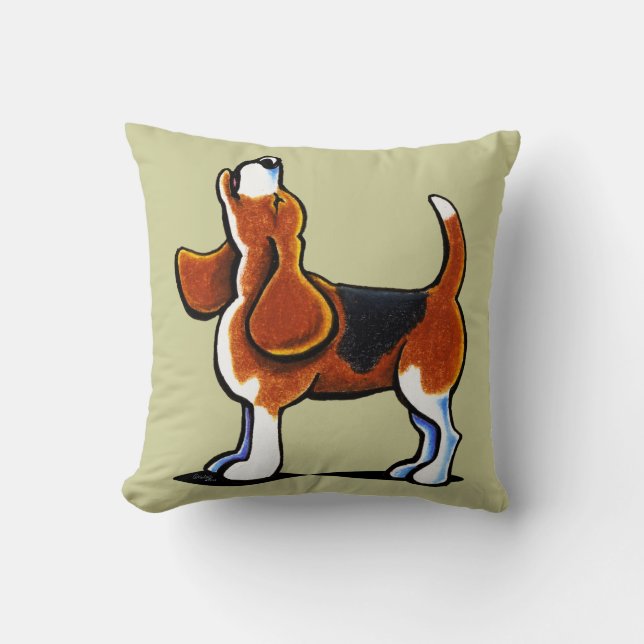 Tri-colour Beagle Bay Cushion (Front)