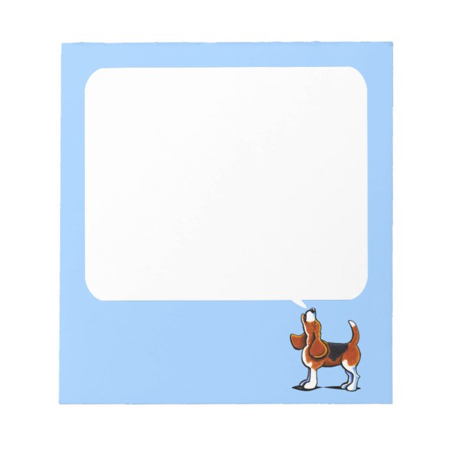 Tri-colour Beagle Bay Notepad (Front)