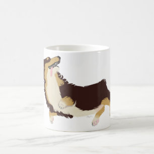 Tri-Colour Corgi Mug