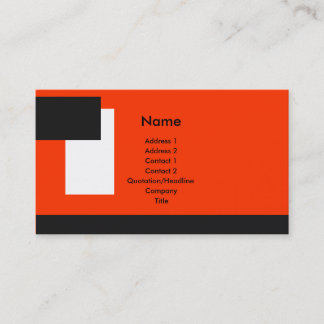 Tri-Colour Deco1 Business Card