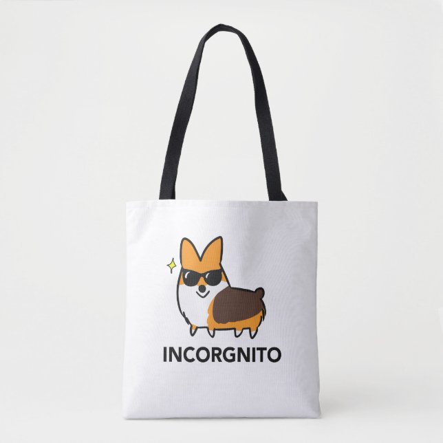 Tri-Colour Incorgnito Premium Tote Bag (Front)