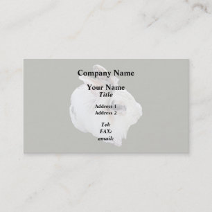 Tri-Colour Lionhead Rabbit Business Card