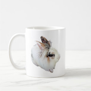 Tri-Colour Lionhead Rabbit Coffee Mug