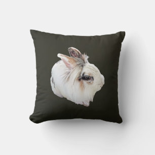Tri-Colour Lionhead Rabbit Cushion