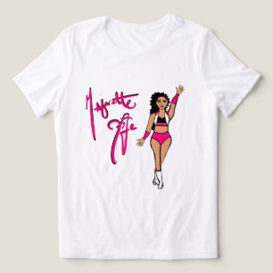 Tri Colour Pink Twirl Girl T-Shirt Tri-Blend Shirt