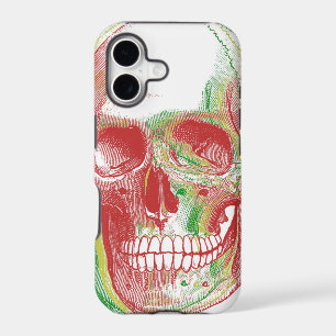 Tri-colour Rasta Skull