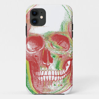 Tri-colour Rasta Skull Case-Mate iPhone Case
