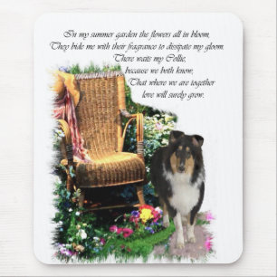 Tri-Colour Rough Collie Art Gifts Mouse Pad