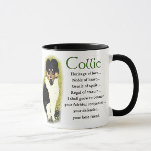 Tri Colour Rough Collie Gifts Mug
