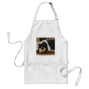 Tri-Colour Rough Collie Gifts Standard Apron