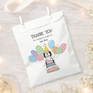 Tri Colour Sheepadoodle Birthday Party Favour Bags