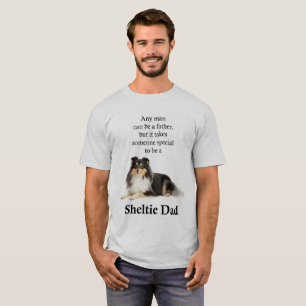 Tri-Colour Sheltie Dad T-Shirt