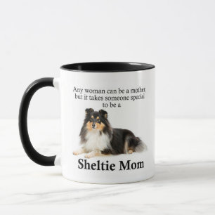 Tri-Colour Sheltie Mum Mug