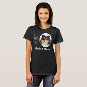 Tri-Colour Sheltie Mum T-Shirt