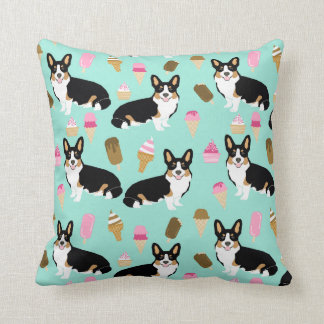 Tri Coloured Corgi Ice Cream pillow - cute corgis