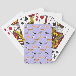 Tri Corgi Playing Cards