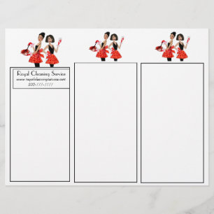 Tri-Fold House Cleaning Brochures