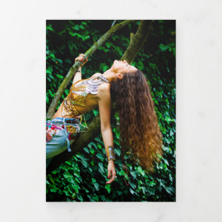 Tri Fold Memorial Program-Photo Cover 