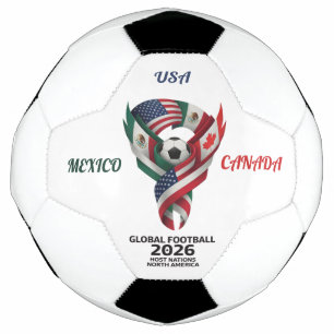 Tri-Nation Soccer Ball Mexico USA Canada 2026