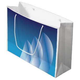 Tri-Sail Translucent Blue Sky Large Gift Bag